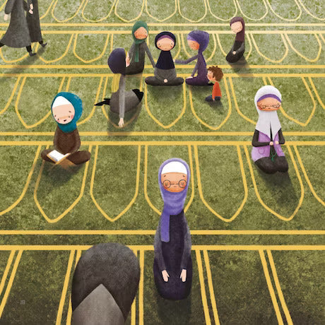 Hamza attends a Janaza