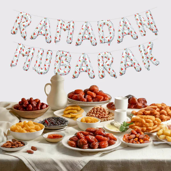 My Salah Mat - Ramadan Mubarak Deco Foil Letters