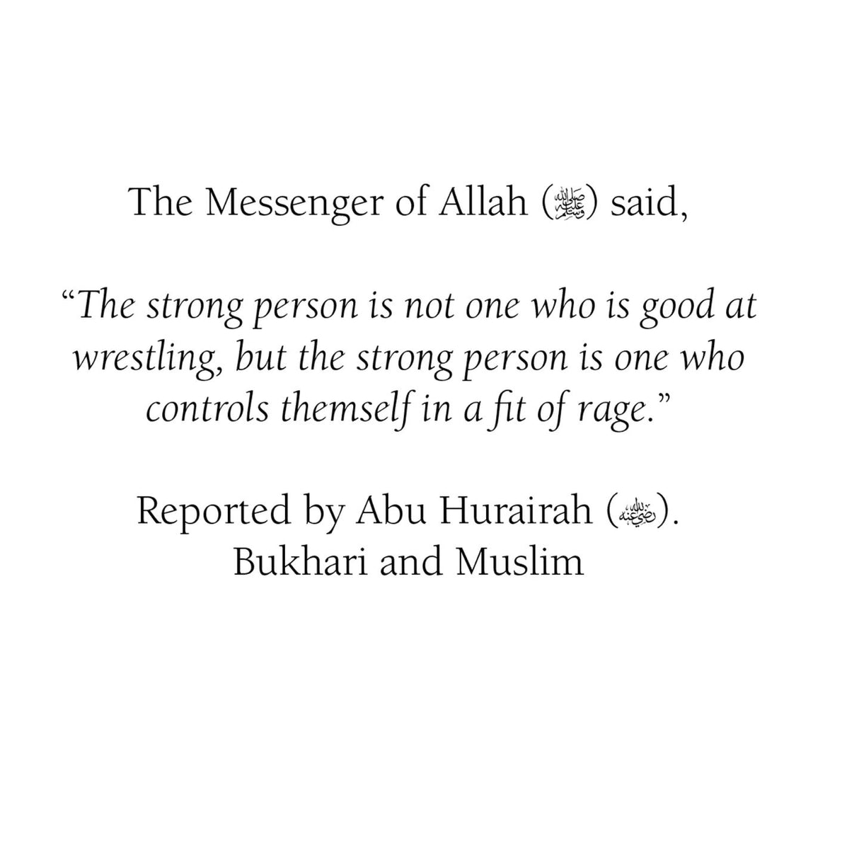 Wrestling Against Anger