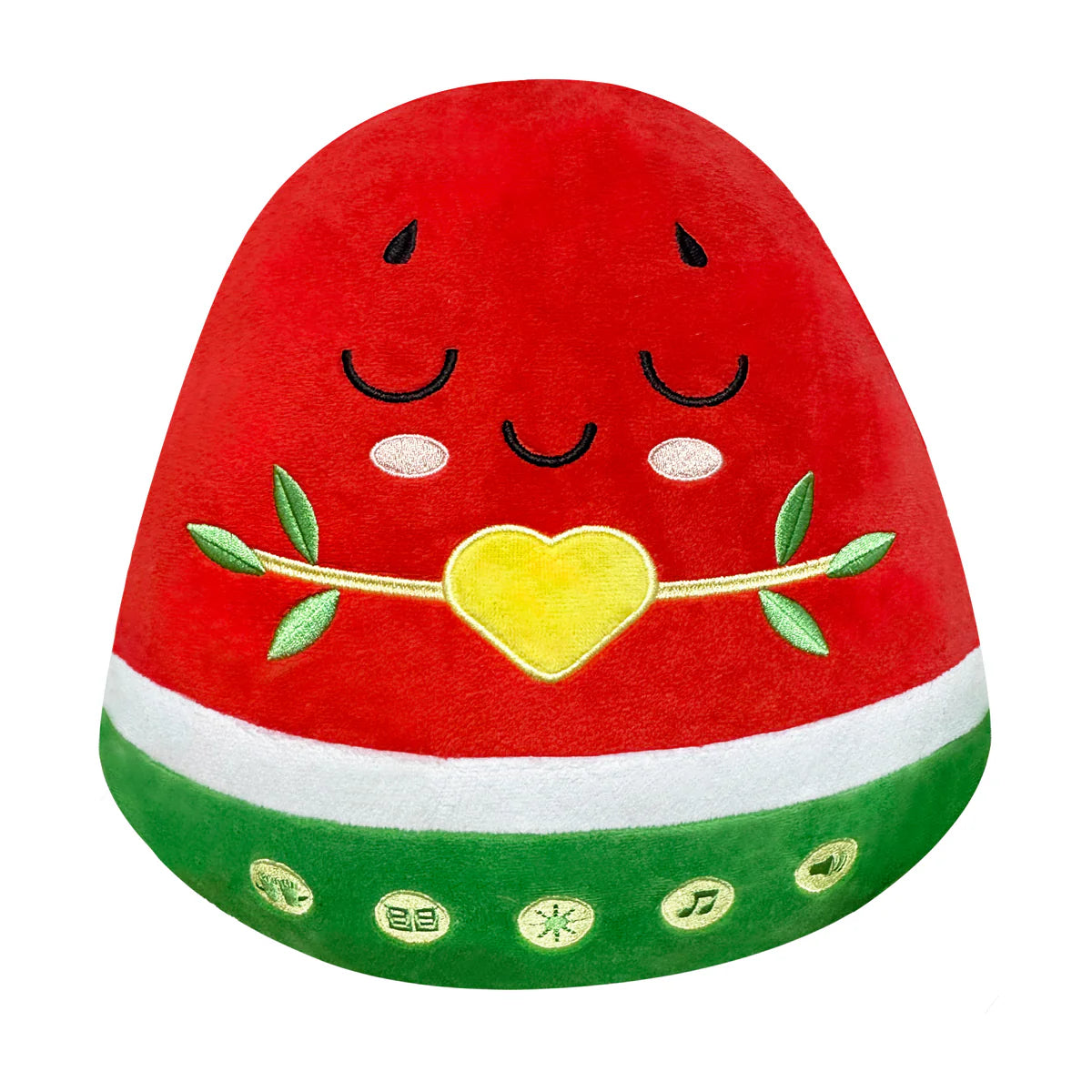 Nur Watermelon Plushie Light-Up Interactive Islamic Plushie, Learn Surahs, Duas