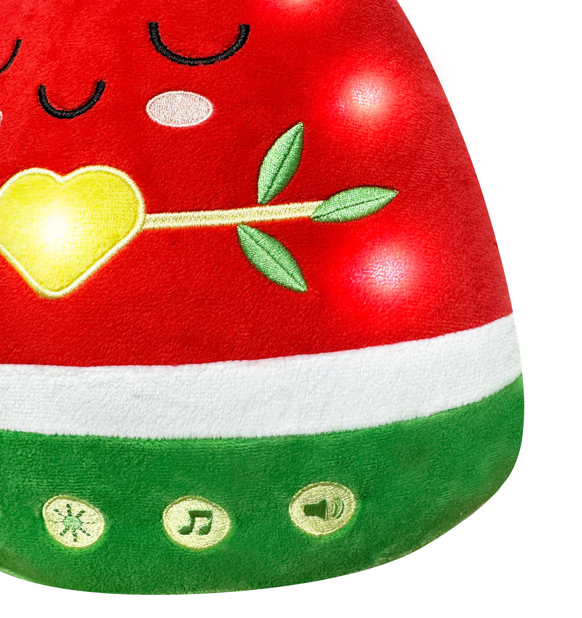 Nur Watermelon Plushie Light-Up Interactive Islamic Plushie, Learn Surahs, Duas