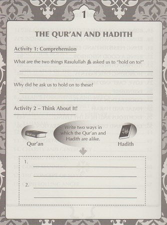 Wisdom of Our Prophet Workbook Grade 4