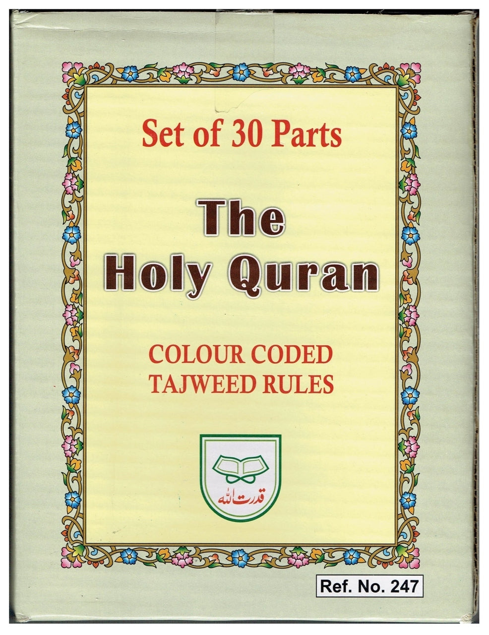 Tajweed Quran 30 Parts (23cm x 18cm ) 9 lines ( Indo Pak Persian Script ) (Ref 247)