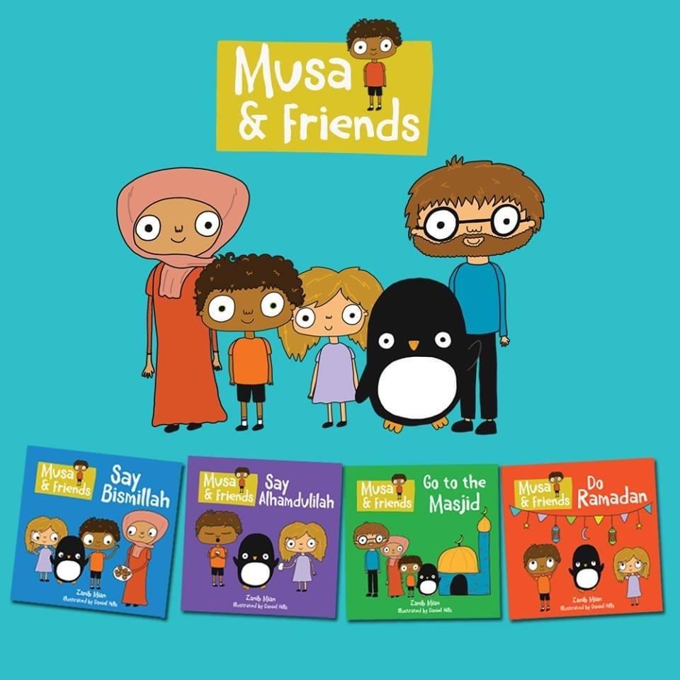Musa & Friends 4 board books