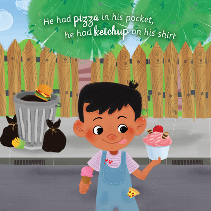 PIZZA IN HIS POCKET