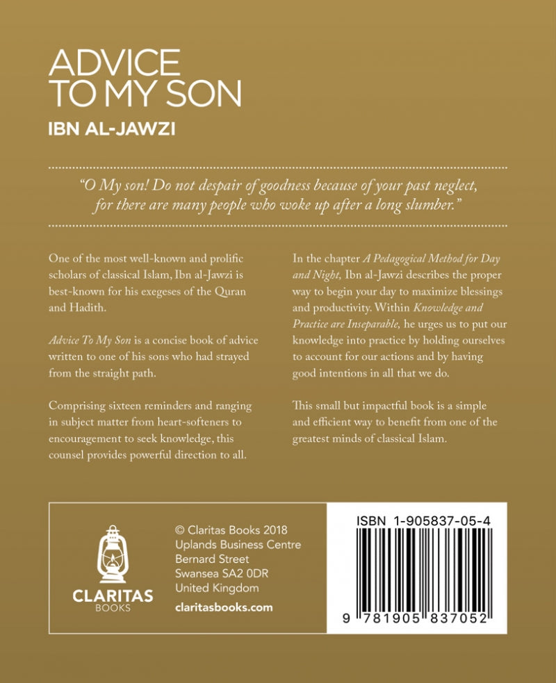 Advice To My Son by Ibn al-Jawzi