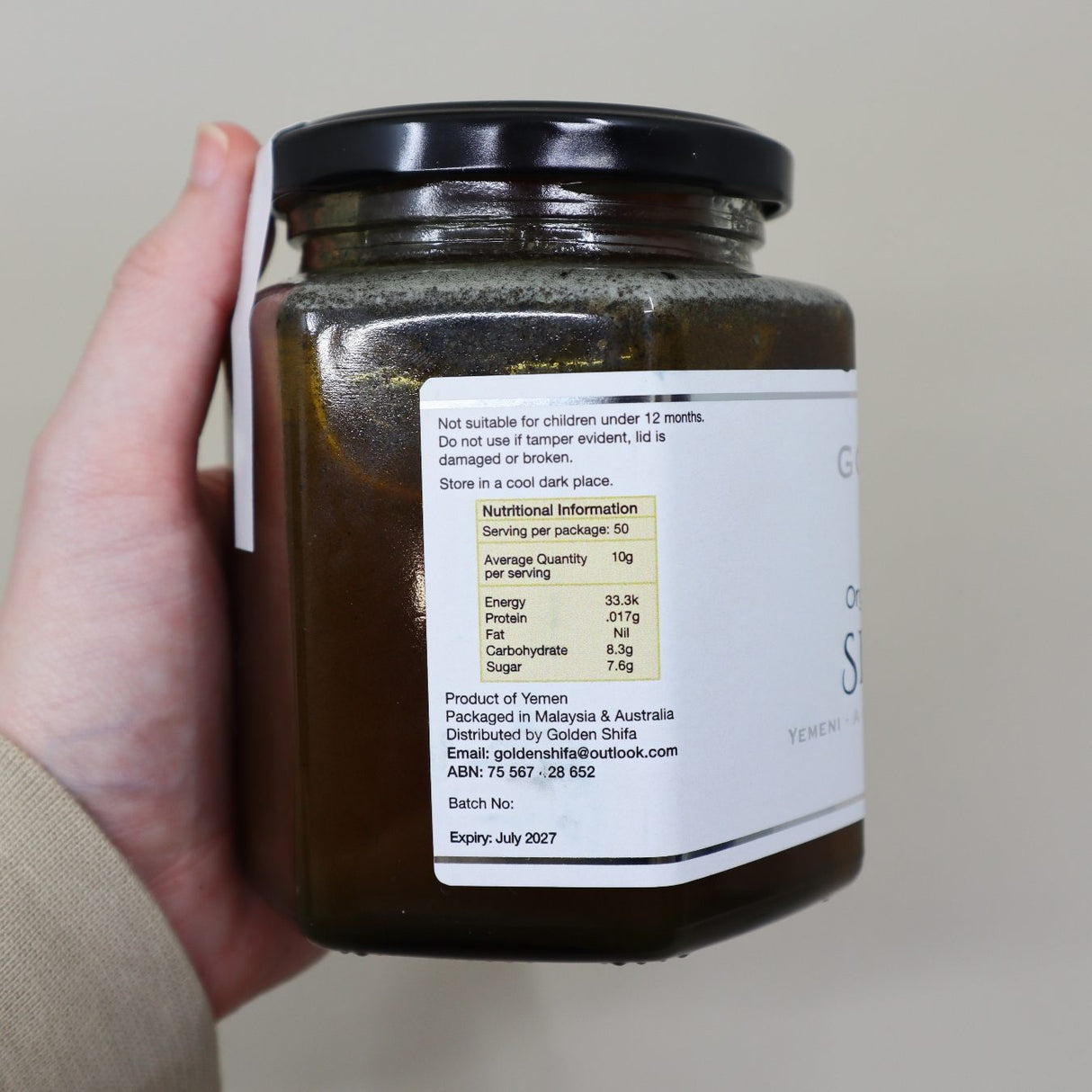 Yemeni Sidr Honey with Blackseed