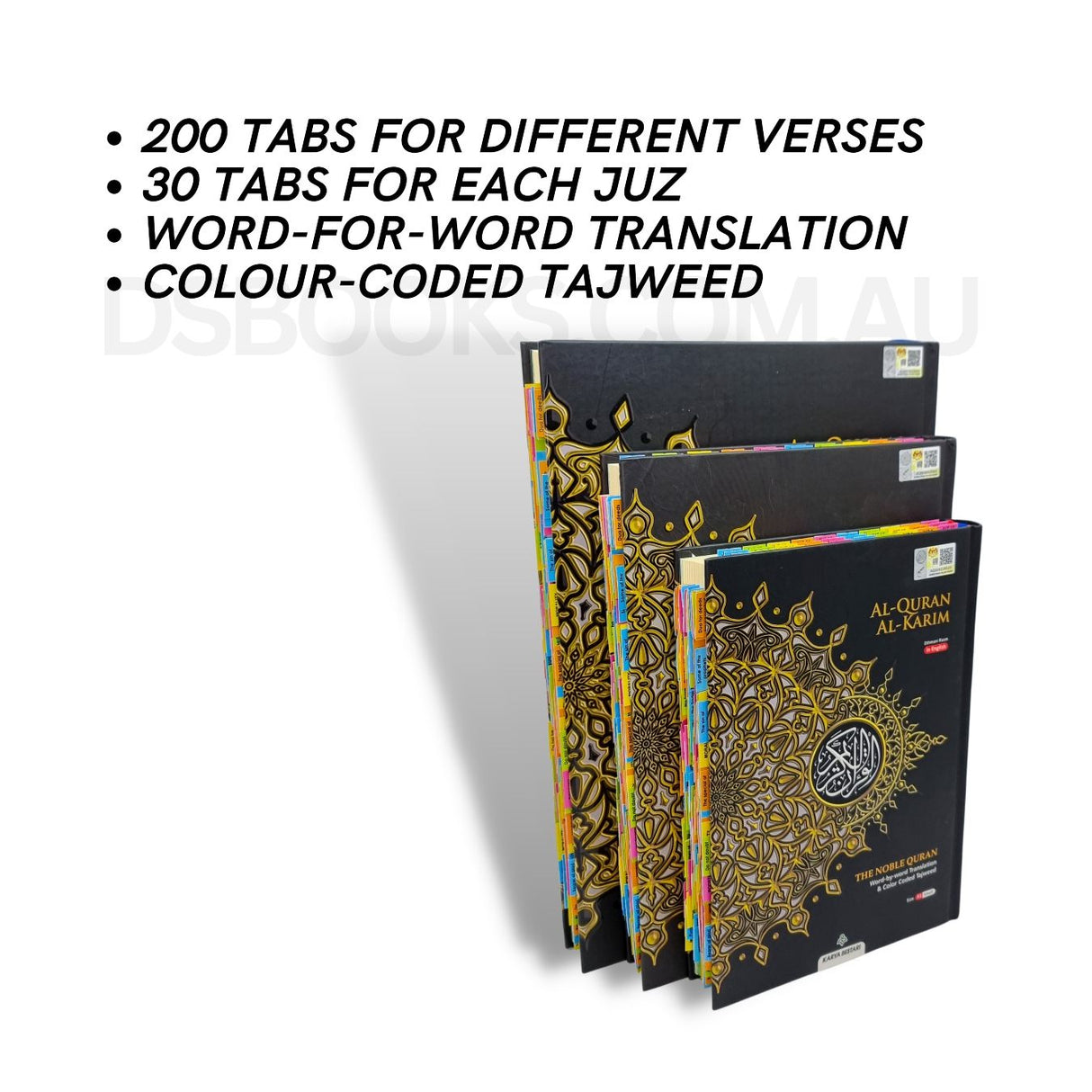 Maqdis with subjects tags - Word for Word Quran - Medium