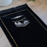 Premium Prayer Mat with Kaaba Motif (70 X 110cm)