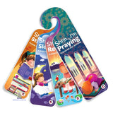 Quiet Please! Pack of 4 Do Not Disturb Signs Door Hanger (Girl)