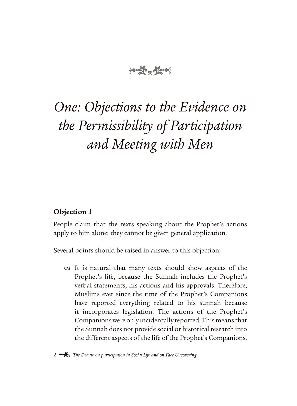 The Debate on Participation in Social Life and on Face Uncovering (Vol. 5)