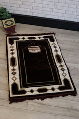 Cushion Prayer Mat - 110X75cm (Kaba Print)
