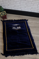Sponge Prayer Mat with Kaaba Motif (73 X 112cm)