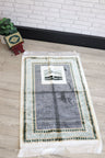 Ultra Plush Prayer Mat with Kaaba Motif (65 X 115cm)