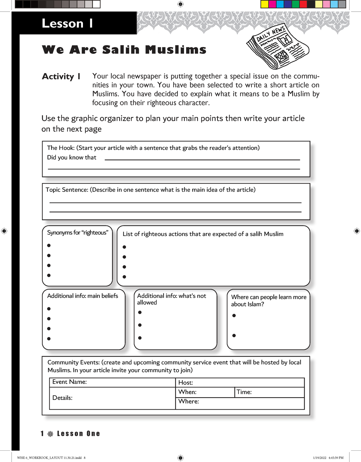 IQRA WISE Grade 6 Workbook