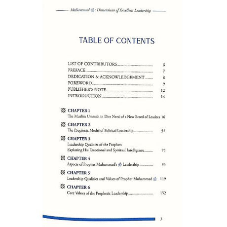 Muhammad SAW Dimensions of Excellent Leadership