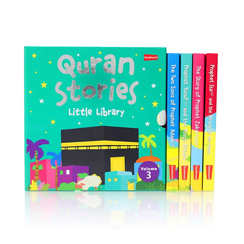 Quran Stories - Little Library - Vol.3 (4 Board Books Set)