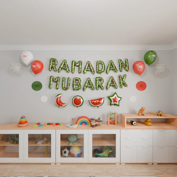 My Salah Mat - Ramadan Mubarak Deco Foil Letters