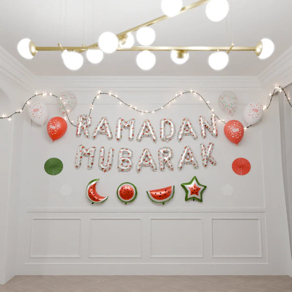 My Salah Mat - Ramadan Mubarak Deco Foil Letters