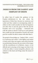 The Benefits and Fruits of Dhikr