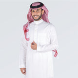 Daffah Premium Summer Thobe White