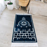 Prayer Mat with Kaaba black stone Motif (70 X 115cm)