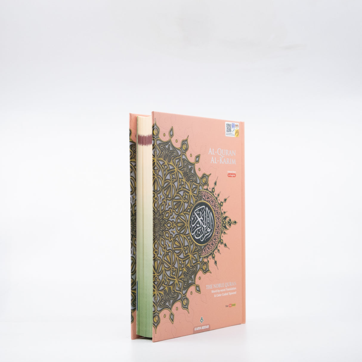 (Maqdis A5) NEW Al-Quran Word by Word Colour Coded Tajweed