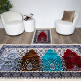 Whole Family Prayer Mat - Attached Imam Spot