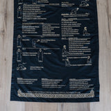 Instructional English Prayer Mat with Bag