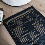 Instructional English Prayer Mat with Bag