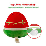 Nur Watermelon Plushie Light-Up Interactive Islamic Plushie, Learn Surahs, Duas
