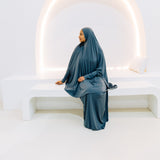 Premium Jilbab Sleeved GREY