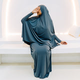 Premium Jilbab Sleeved GREY