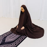 Premium XL Jilbab Sleeved BROWN