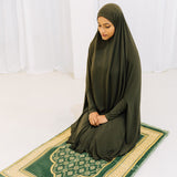 Premium XL Jilbab Sleeved OLIVE