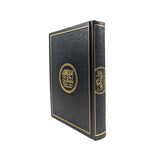 Noble Quran Text, Transliteration and Translation Leather Cover - Black