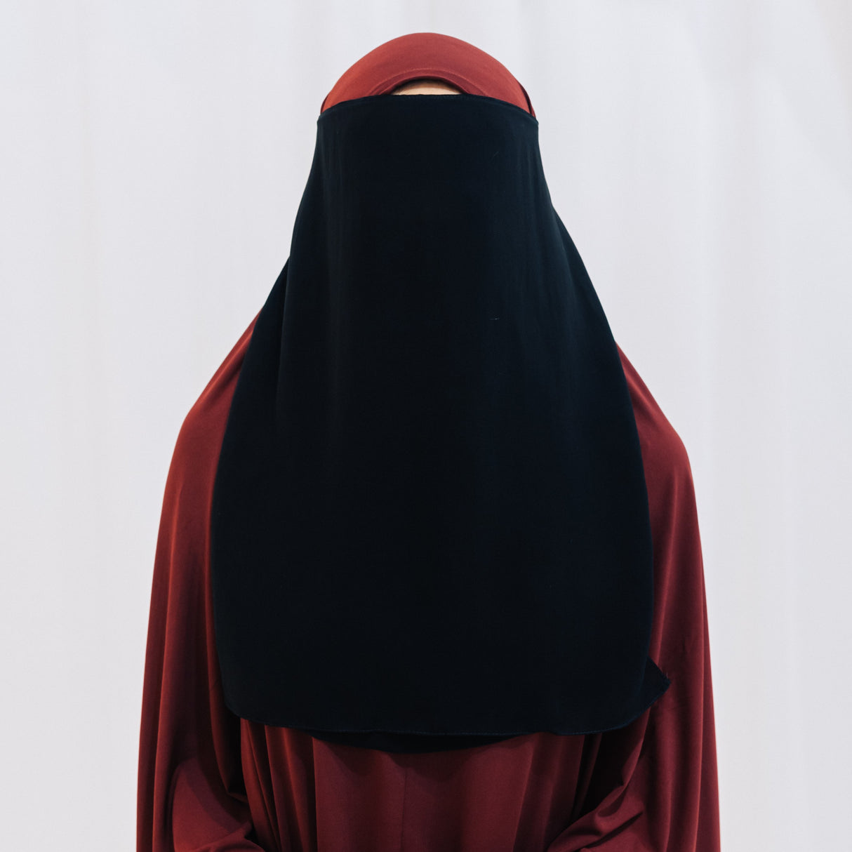 Tie Up Double Layer Full Long Niqab