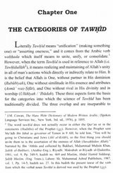 The Fundamentals Of Tawheed