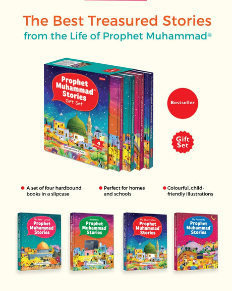 Prophet Muhammad Stories Gift Box (Four Hardbound Books in a Slipcase)