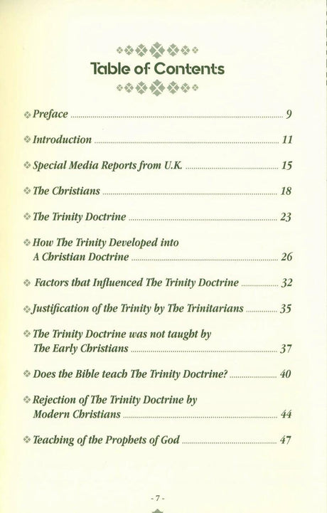 Is The Trinity Doctrine Divinely Inspired ?