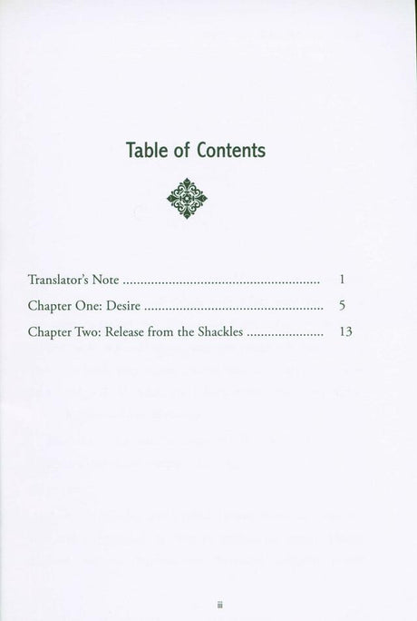 Release From The Shackles Of Desires