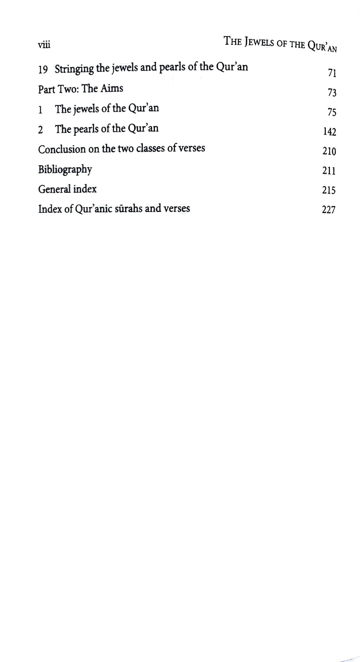 Jewels of the Qur'an: Al-Ghazali's Theory