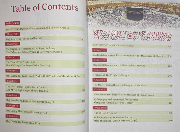 Atlas of The Hajj & Umrah History & Fiqh Makkah Al Mukarramah And The Holy Place