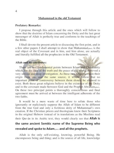 Muhammad In The Bible
