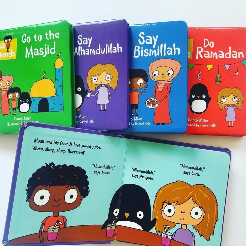 Musa & Friends 4 board books