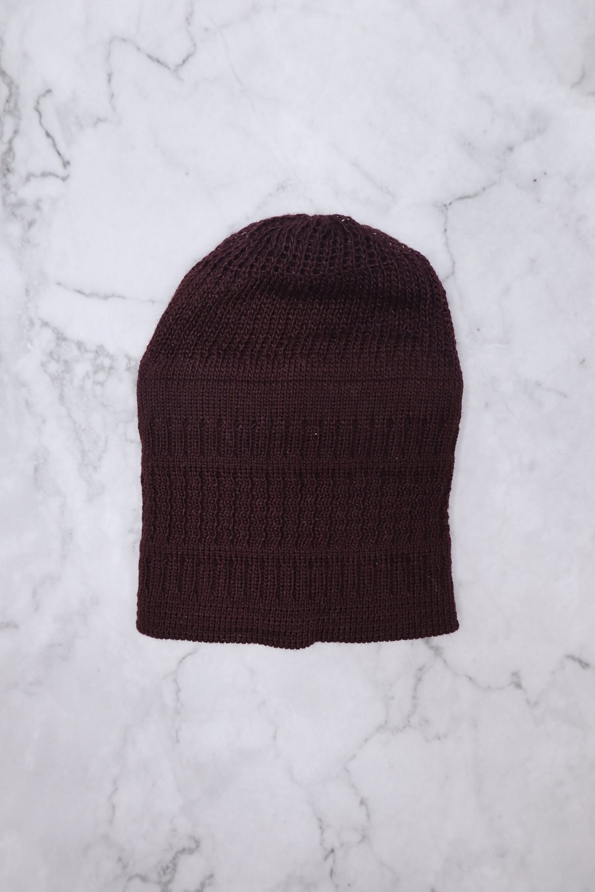 Boys Knit Cap Hat Kufi - BURGUNDY