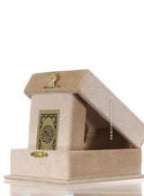 Cream Qur'an Velvet Gift Box