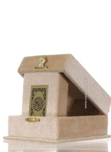 Cream Qur'an Velvet Gift Box