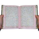 Hafzi Quran with Colour Coded Tajweed Rules (15 Lines) (Indo/Pak) (Kabah Cover)