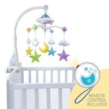 Moon & Stars Quran Cot Mobile with Light Projection desi doll australia darussalam dsbooks.com.au